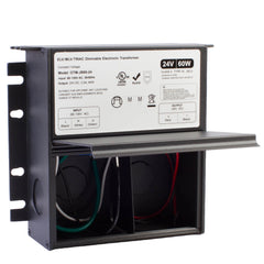 UL listed 24v 2.5 Amp 60w Dimmable ELV / MLV / Triac Class 2 electronic driver - LEDUpdates