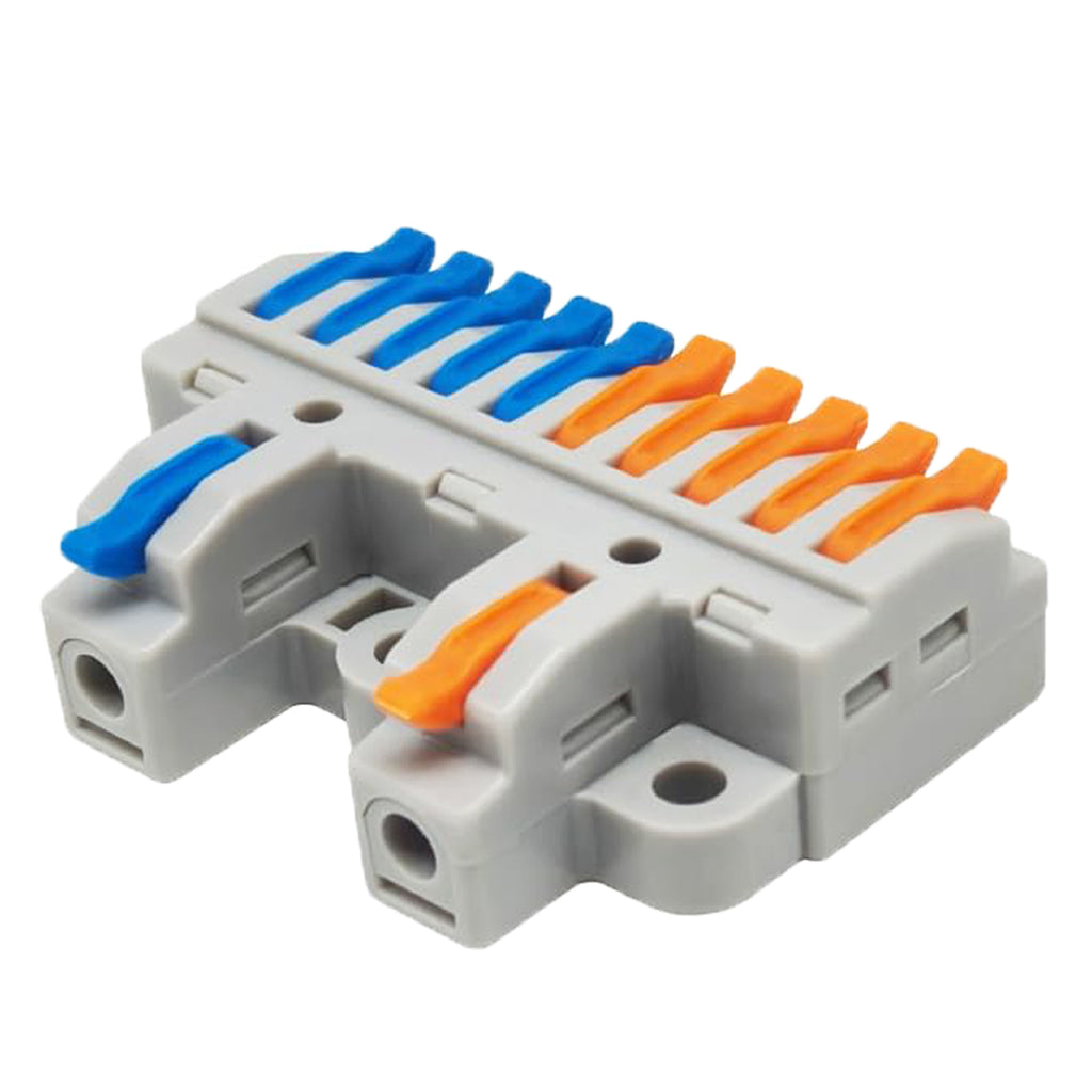 2 wires input to 4 outputs terminal block connector