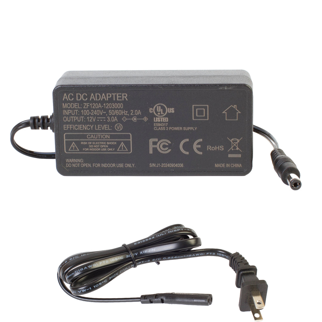 UL listed 12v 3A 36w Class 2 Power supply Driver