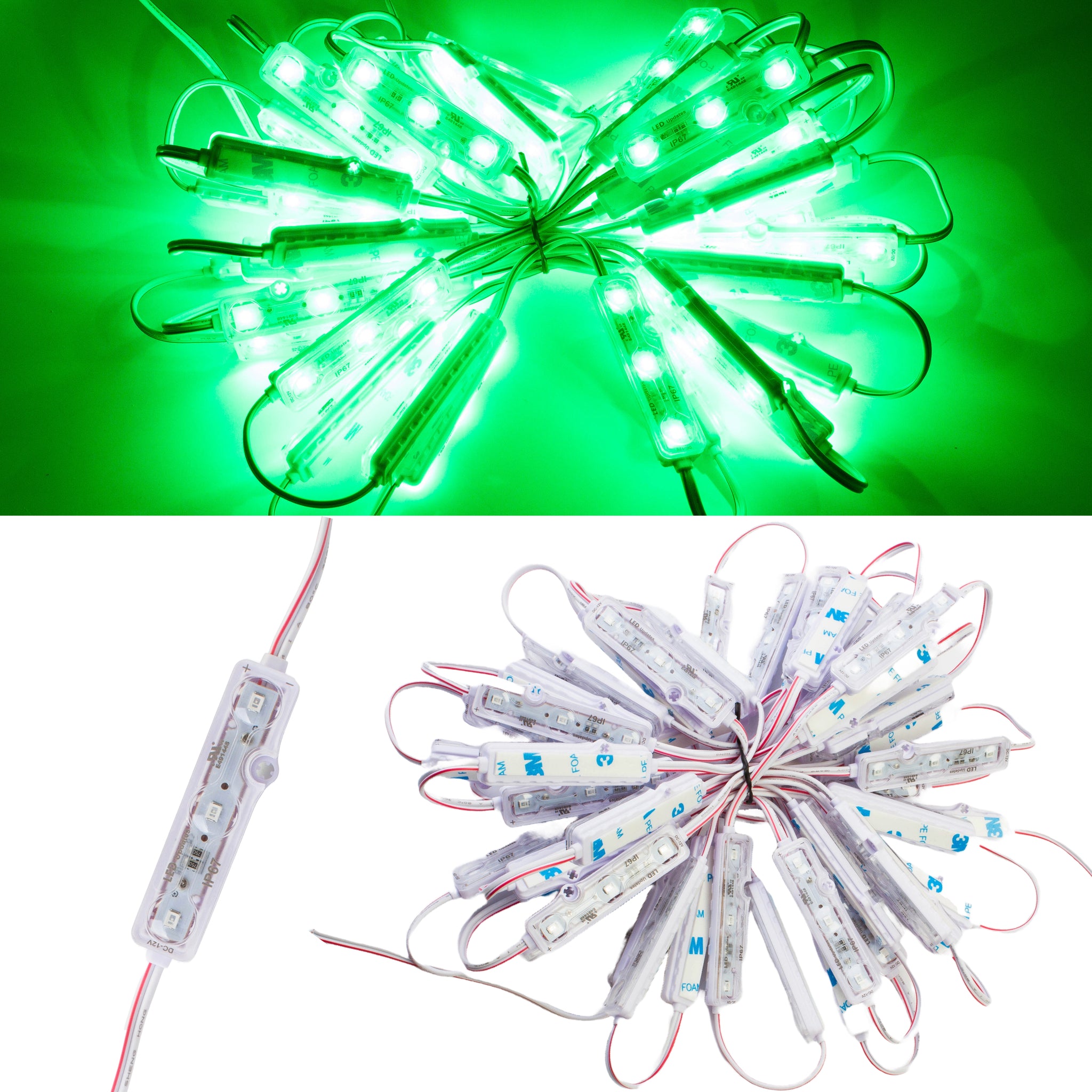 Super Bright Z2835 Series Green LED Light Modules | LEDUpdates