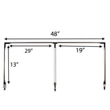 Horizontal LED 3 sided Pole light 4000K Model FY-H2 series for Showcase