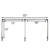 Horizontal LED 3 sided Pole light 4000K Model FY-H2 series for Showcase