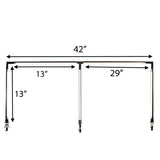Horizontal LED 3 sided Pole light 4000K Model FY-H2 series for Showcase