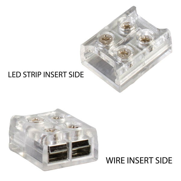 8mm LED Strip solderless terminal | LEDUpdates
