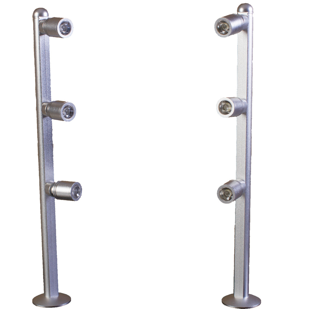 Jewelry LED Pole light model FY-53 12 inches silver