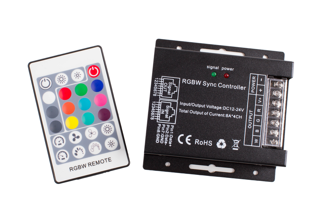 Wireless Heavy Duty RGBW LED Light Controller 32A