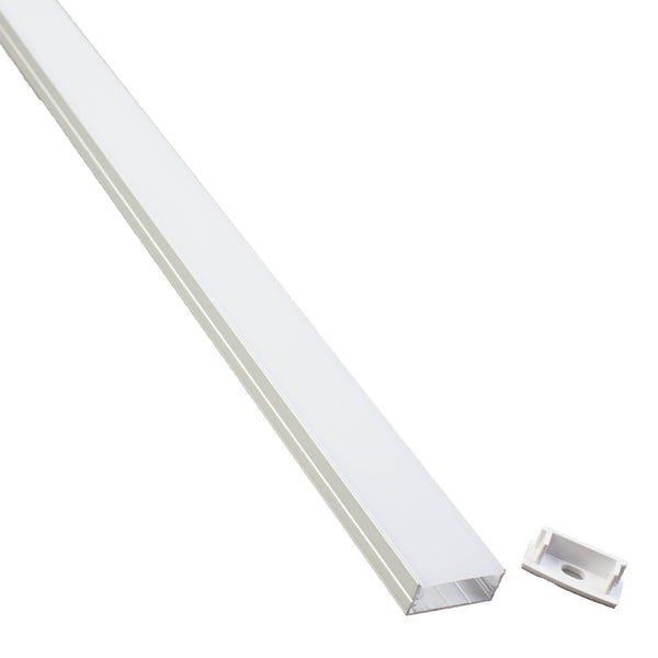 Wide LED Strip light channel fit up to 20mm LED strip | LEDUpdates