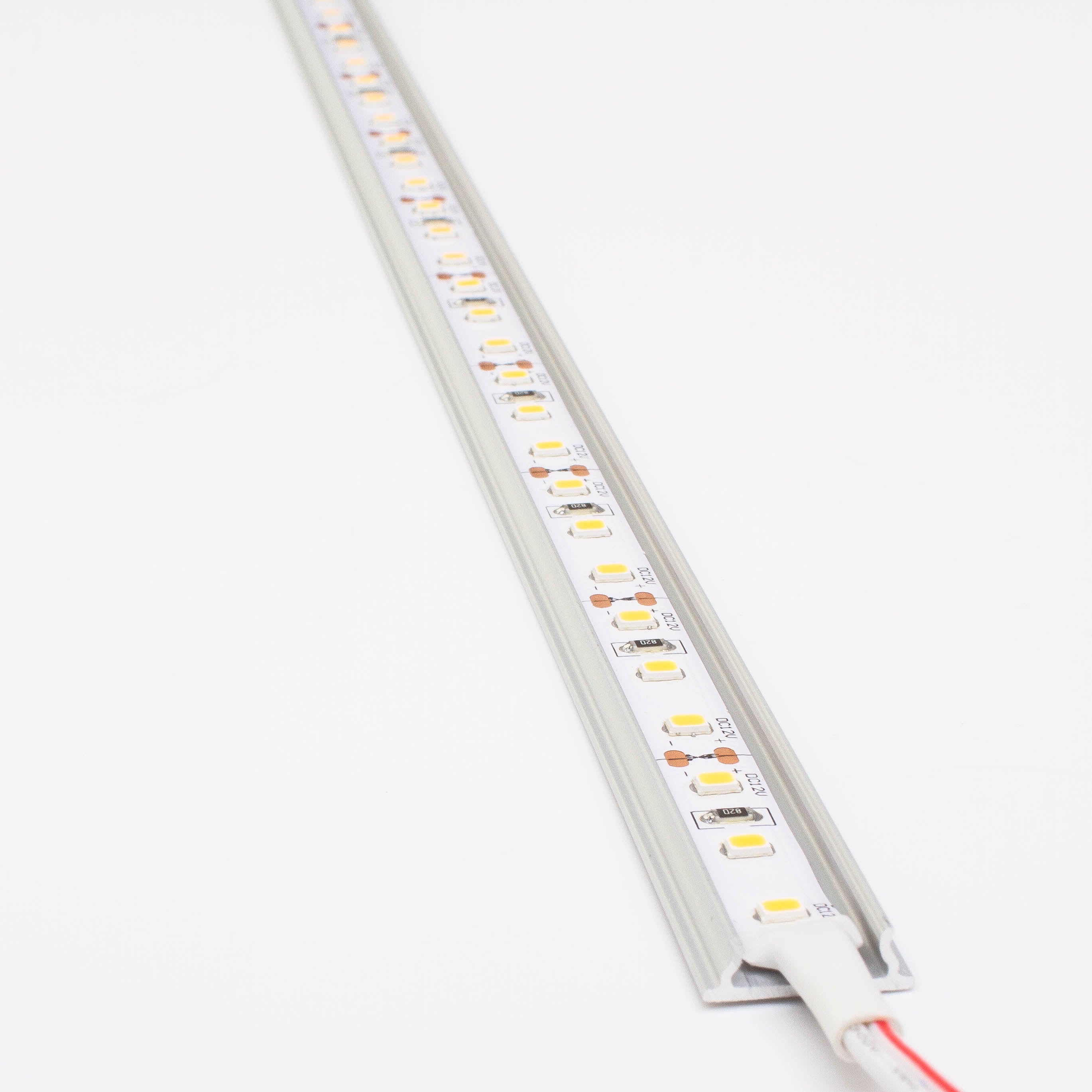 12v 2835 Series CRI 95 4000k Natural white color LED strip light + Aluminum Channel