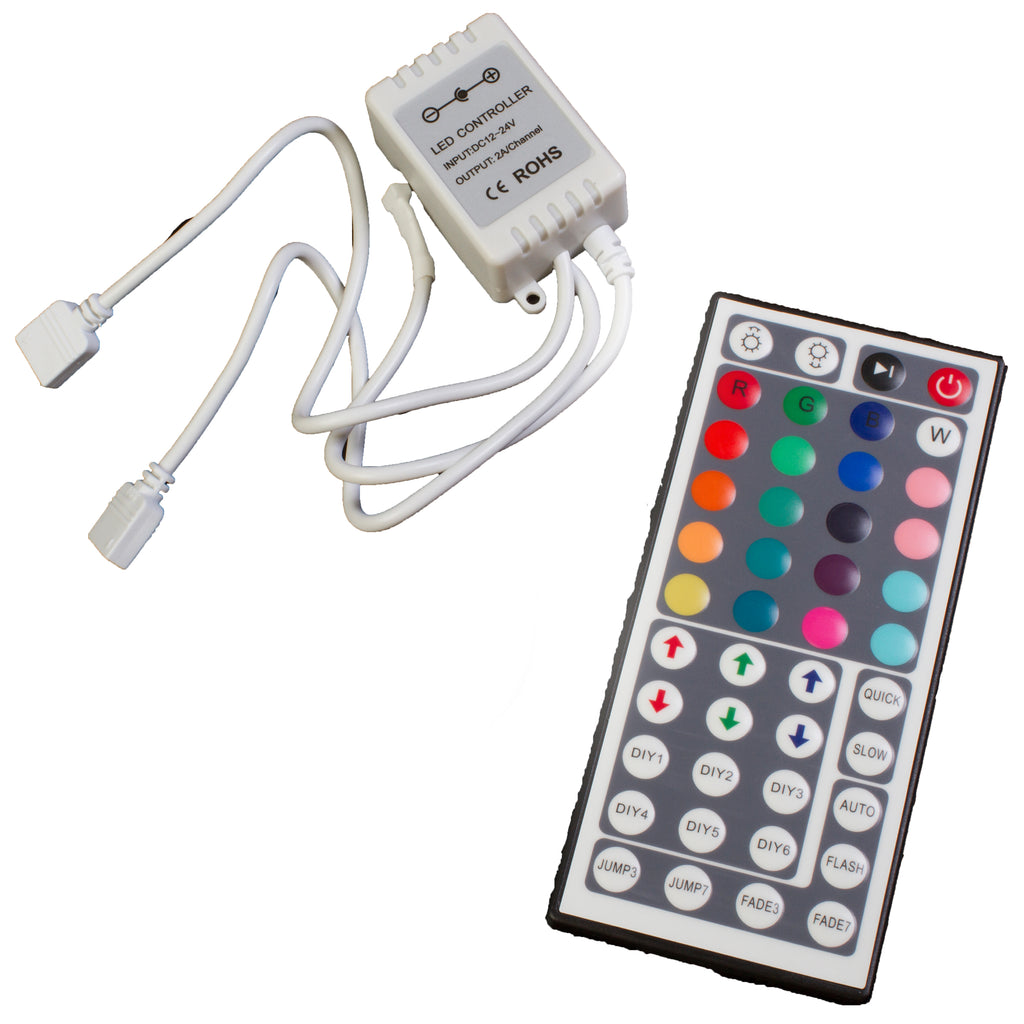 Wireless RGB LED Light Controller with Remote