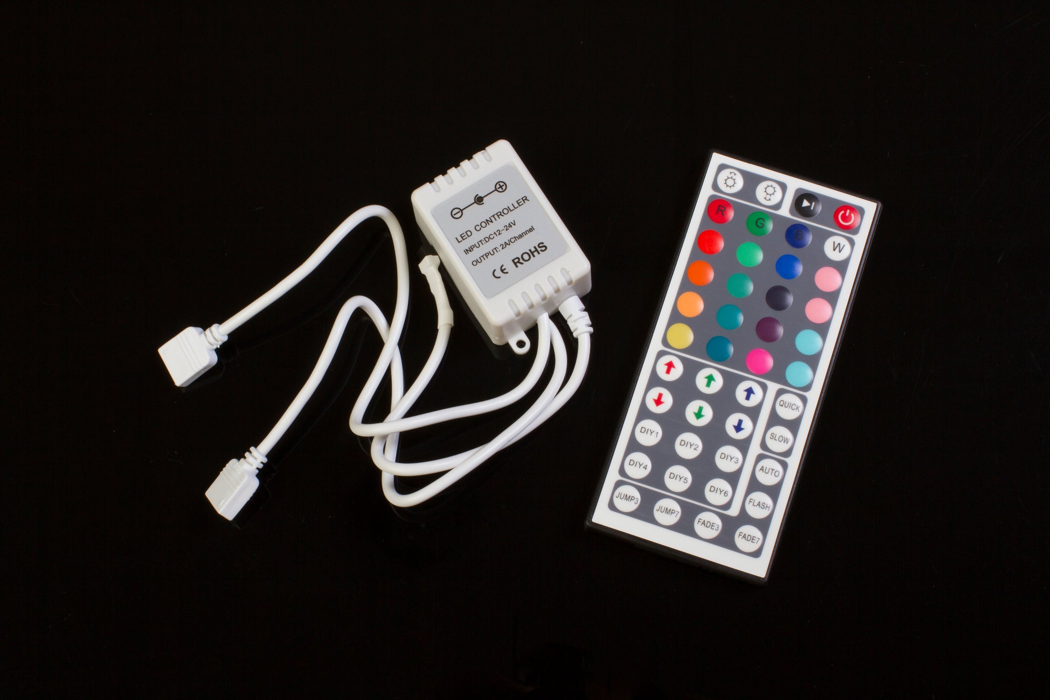 Led Logic Remote Control Wireless RGB LED Light Controller with Remote | LEDUpdates