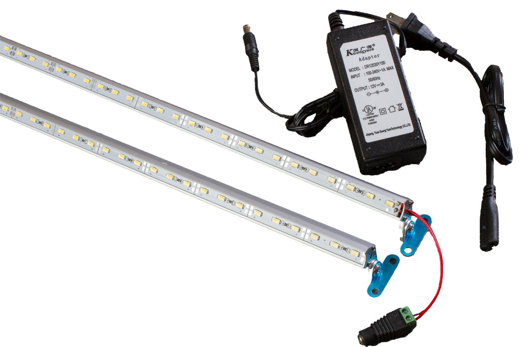 48 inches combo (24" + 24") V5630 LED light with UL Power supply for 4ft to 5ft showcase
