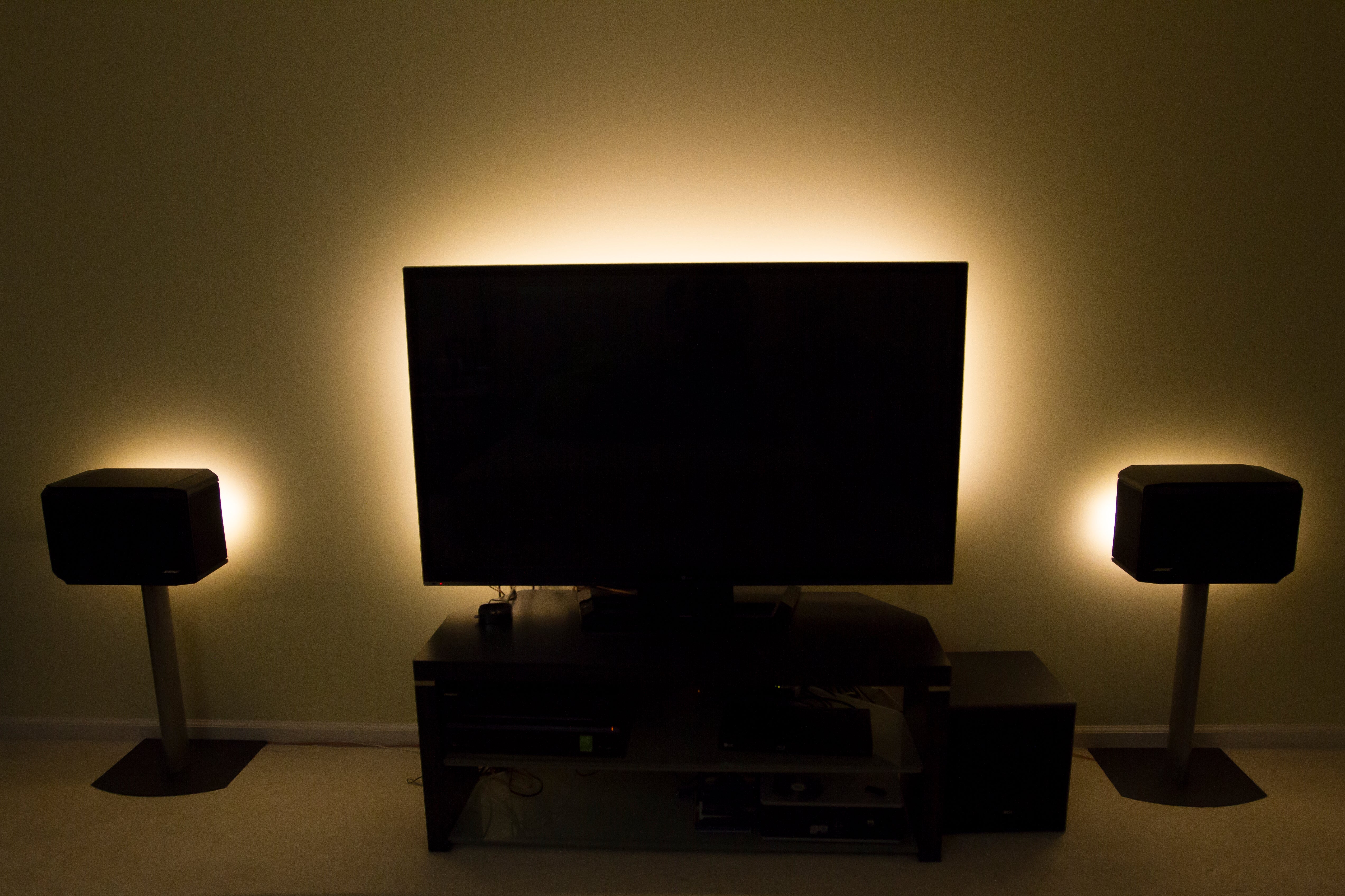 median Pris Garanti TV Backlight with wireless remote and UL Power Supply | LEDUpdates