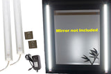 2pcs Makeup mirror White LED light Professional Series