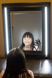 2pcs Makeup mirror White LED light Professional Series