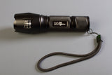 High brightness Zoomable Tactical LED T6 FlashLight