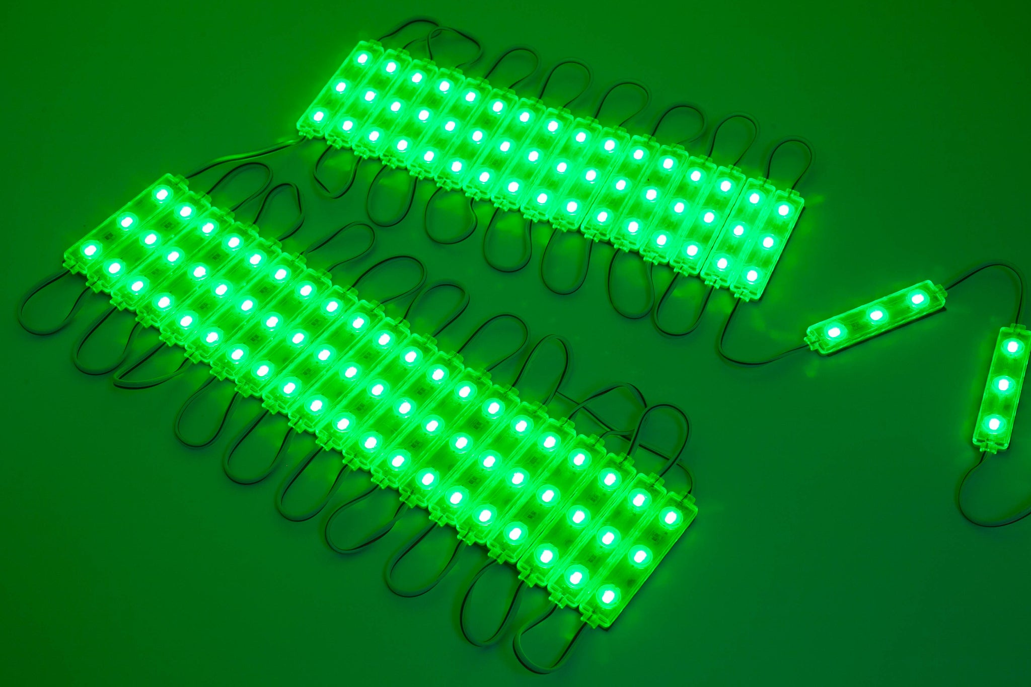 Green Led Backlight Green Storefront LED light super bright 5730 | LEDUpdates