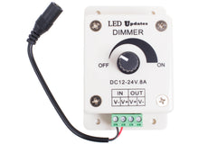 Dimmer Switch for Single Color LED Light Support (12v-24v)