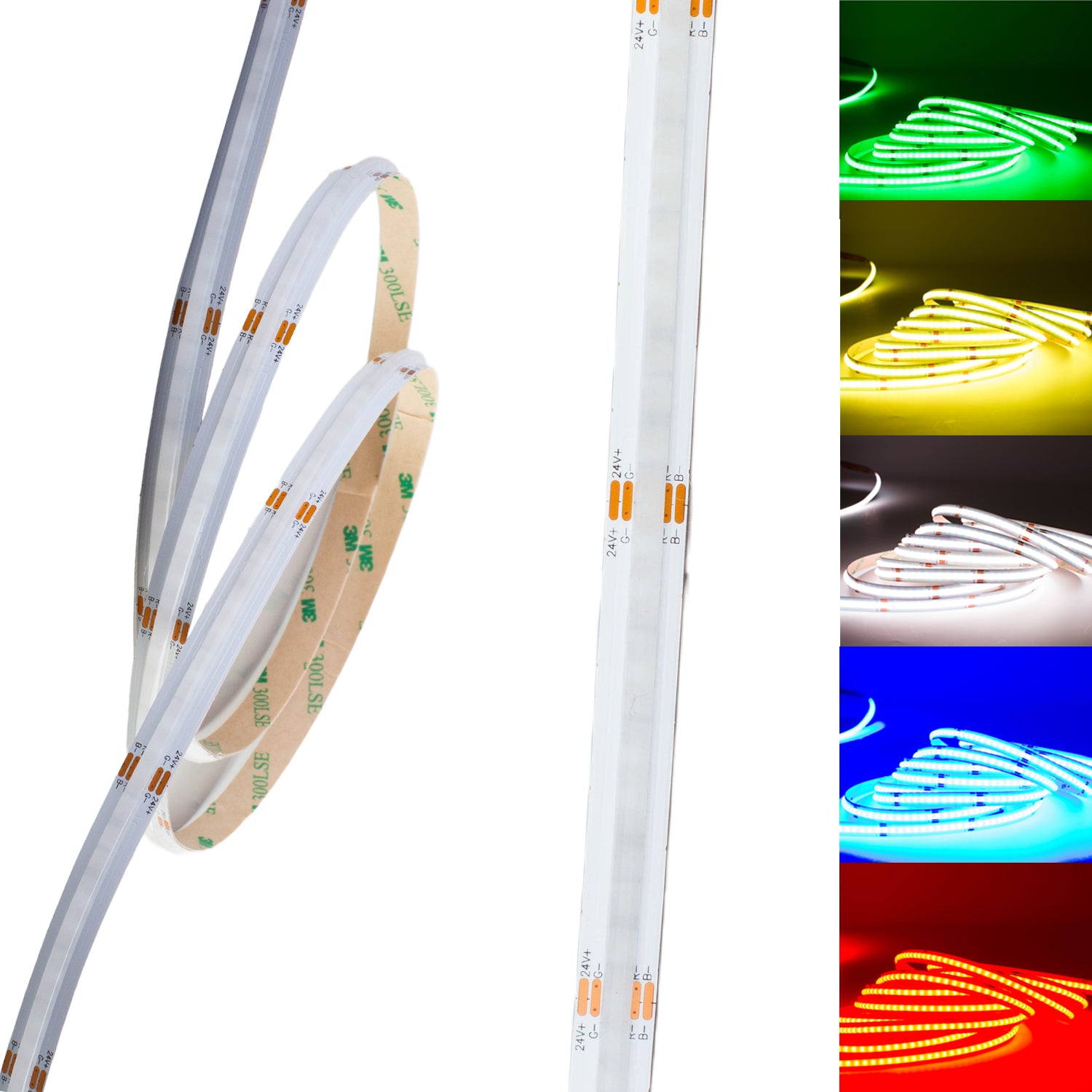 Super bright RGB COB dot LED Strip Light | LEDUpdates