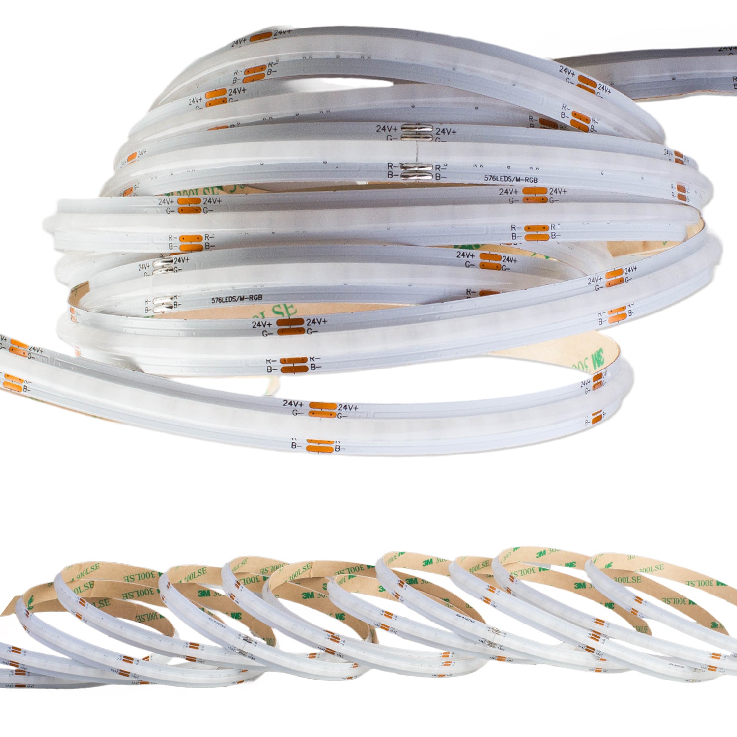 Super bright RGB COB dot LED Strip Light | LEDUpdates