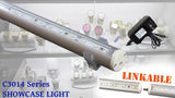 37 inches (2pcs 18" linked) White C3014 LED light with UL power supply
