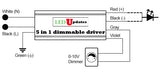 UL listed 24v 4 Amp 96w 0-10v/10v PWM/Potentiometer/ Triac Dimmable Class 2 Power supply Driver