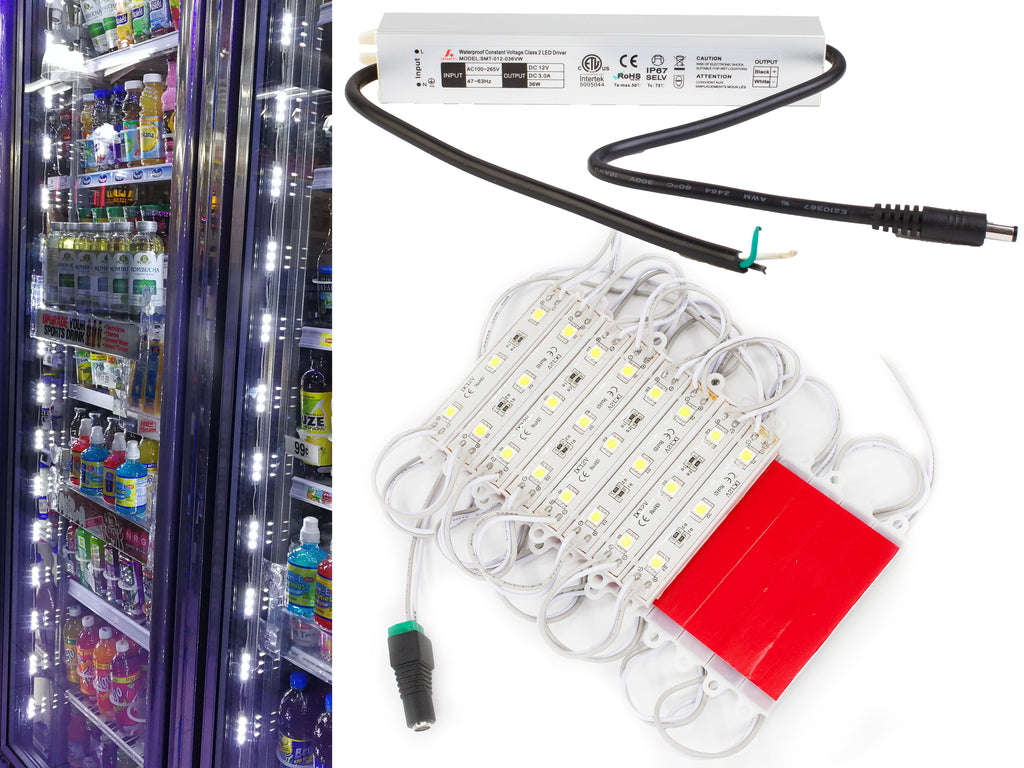 Fridge Cooler LED light includes V shape, adjustable angle and TRI ...