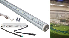 18 inches White C3014 Fridge LED light linkable with waterproof 3A power supply