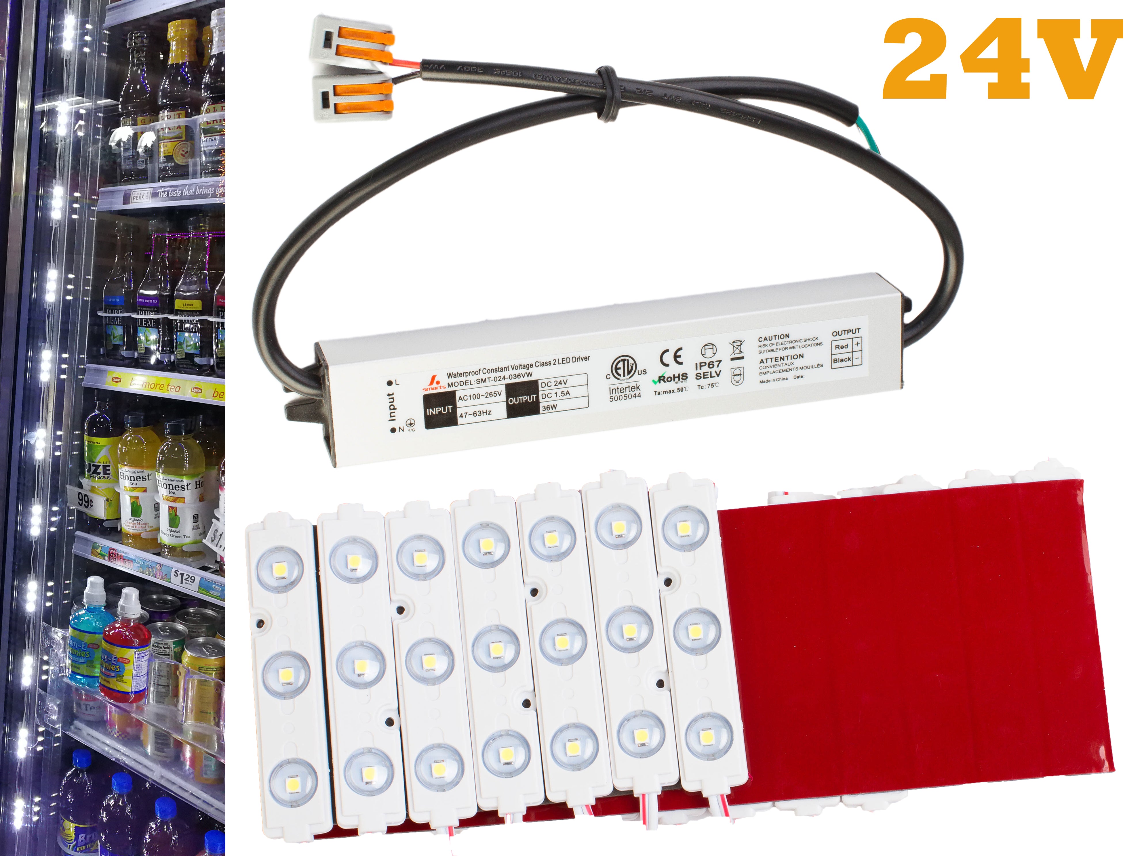 Frozen Food Led Module Walk in cooler Waterproof LED Module packages LEDupdates | LEDUpdates