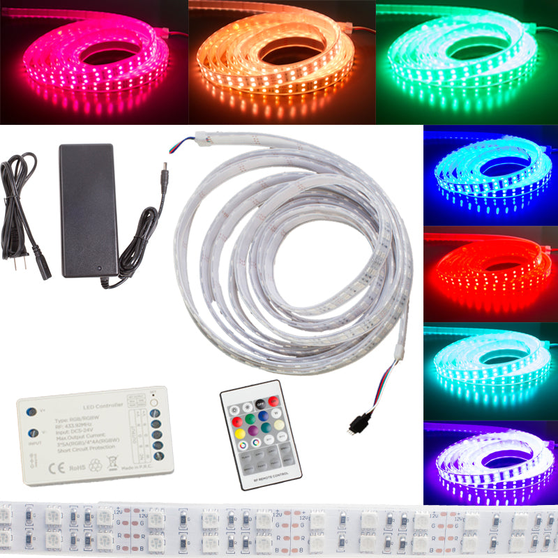 Multicolor Premium RGB LED light strip with power supply | LEDUpdates