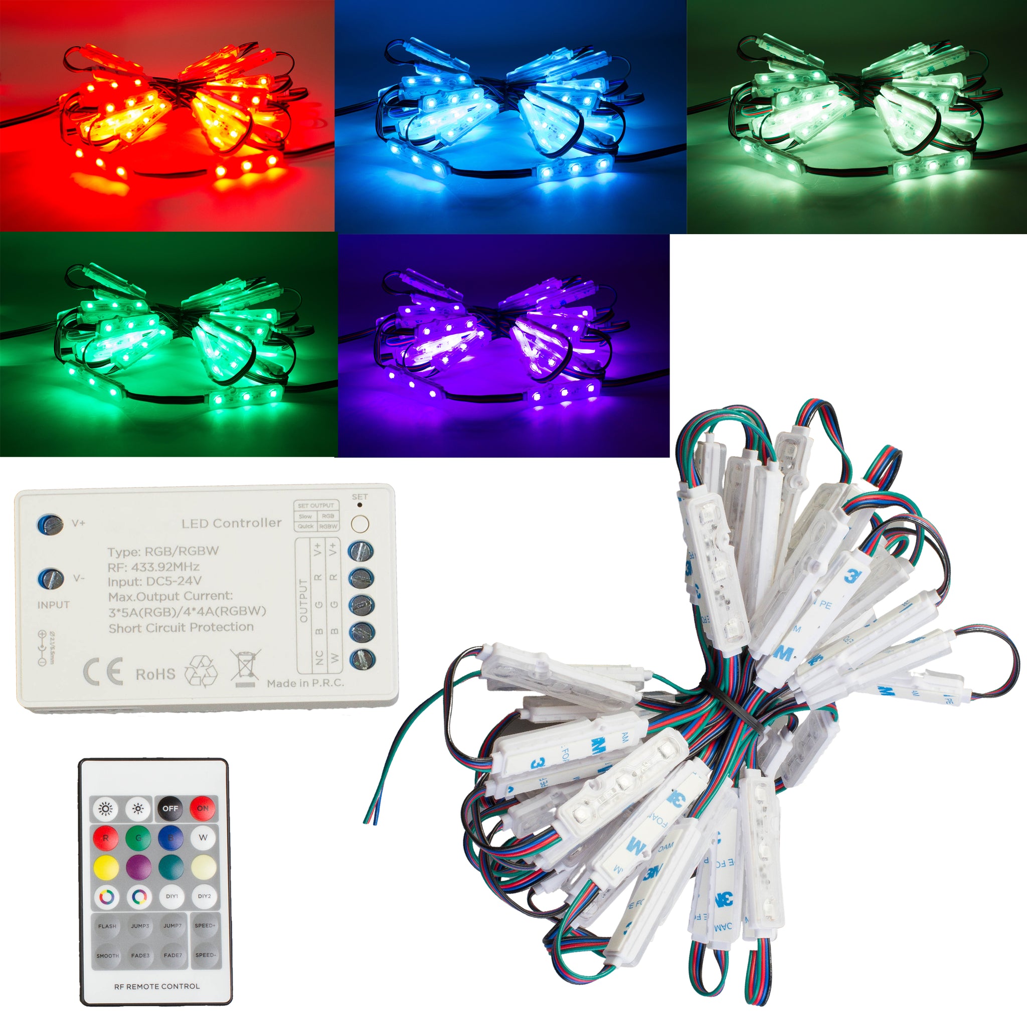 Led Color Shift Storefront LED Track + Color Change RGB Z5050 Series Color Change LED ...