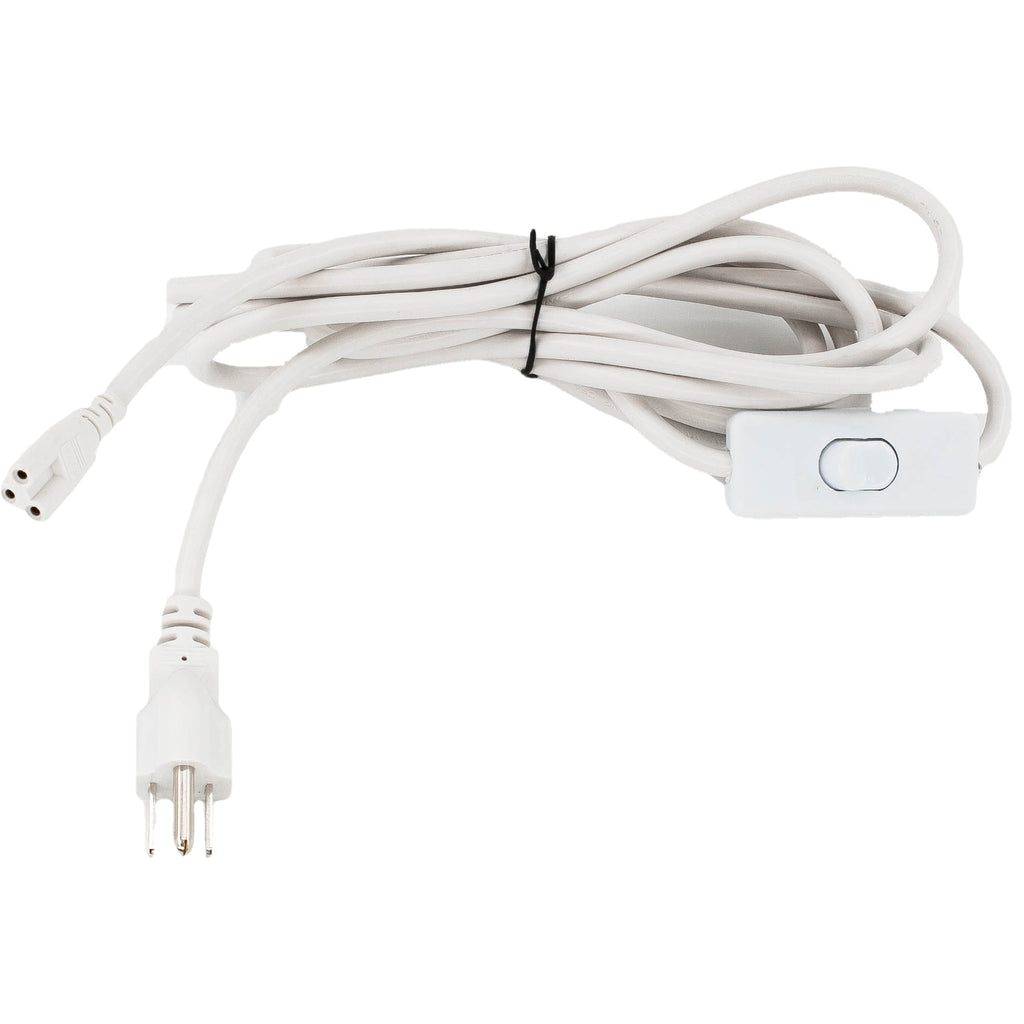 10ft Integrated LED Tube Power cable with ON/OFF switch UL Listed