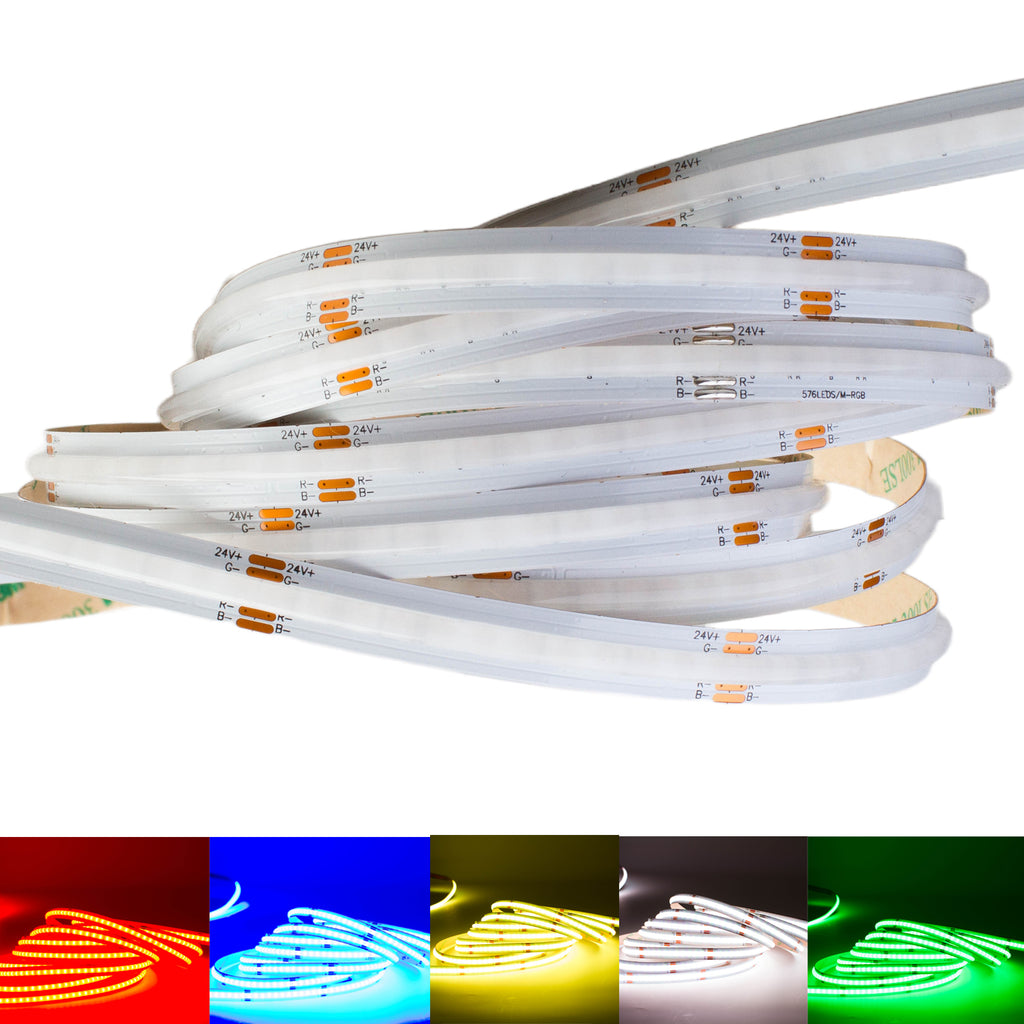 24v bright RGB COB color change LED light