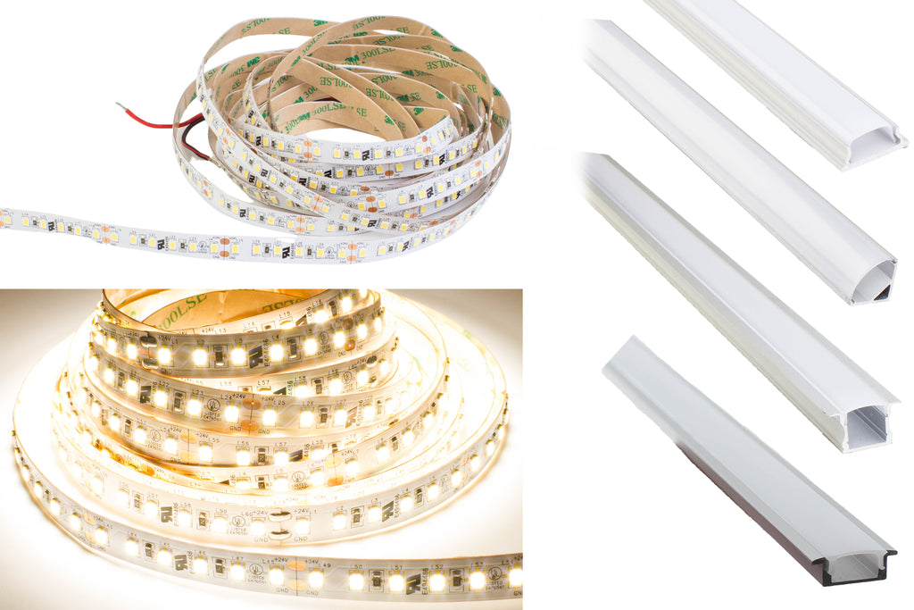 LED Jewelry Case Lighting using White LED Strip Lights