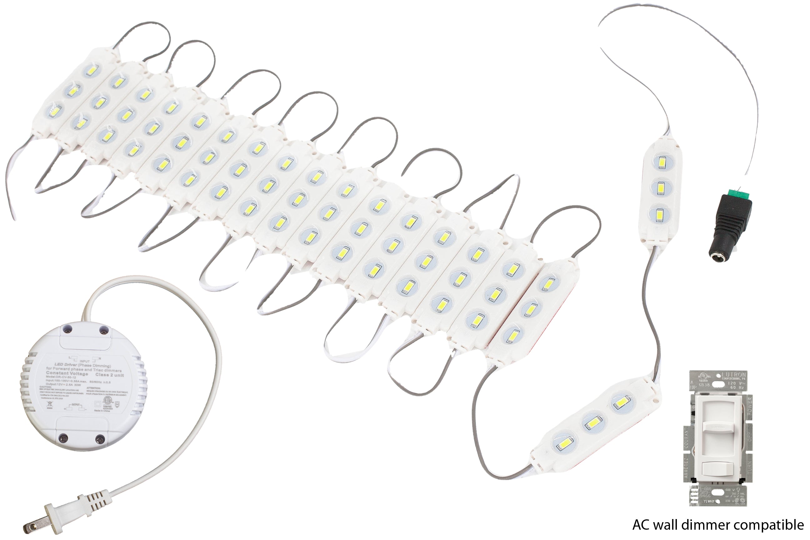 White Kitchen Cabinet Premium Series LED Light with Dimmable driver ...