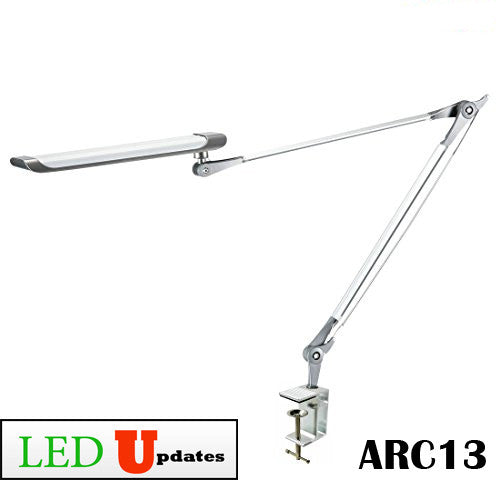 Clamp on Architect LED Desk Lamp with Multipoint adjustable arm - LED Updates